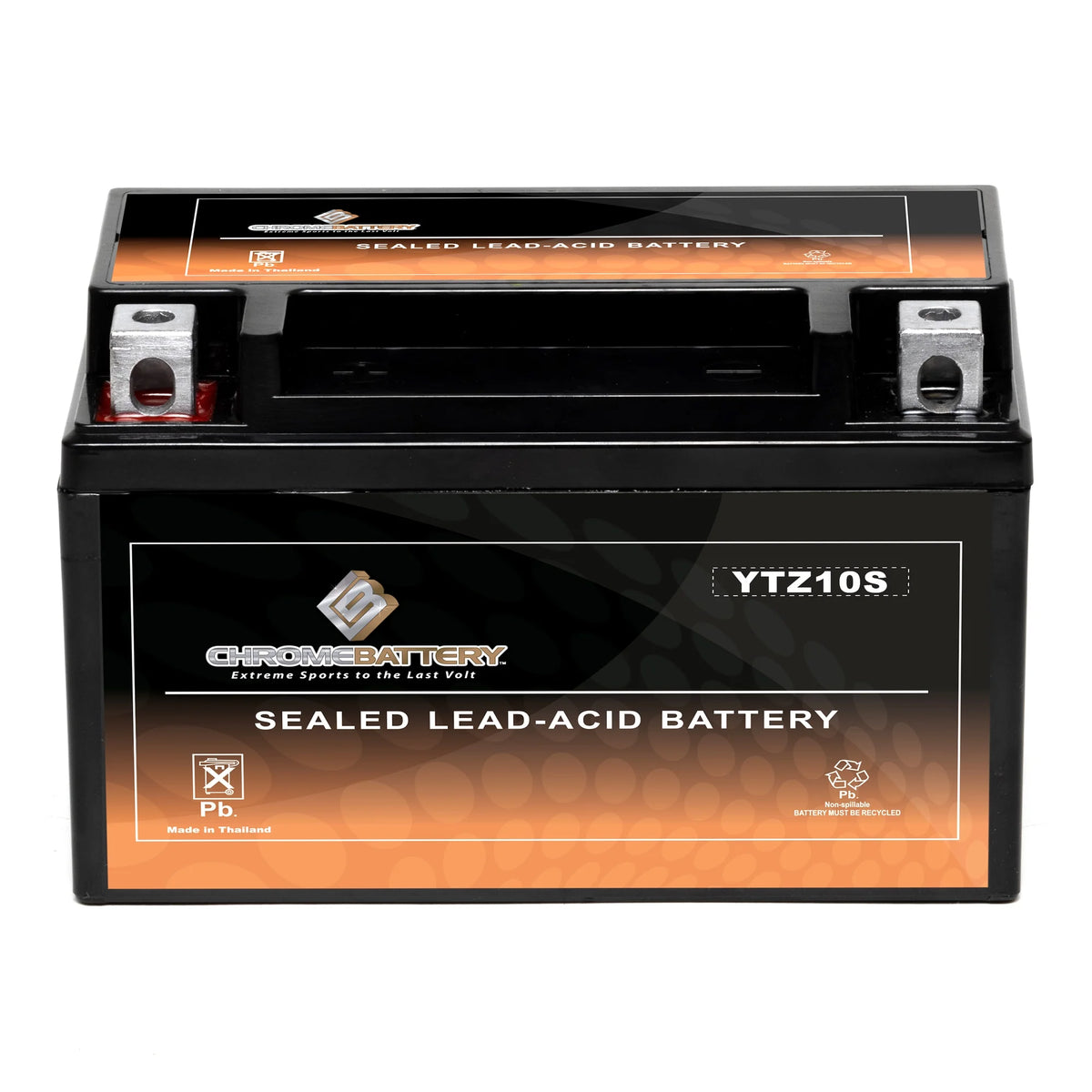 12 Volts 8.6 Ah 190 Cca Motorcycle Battery V1236