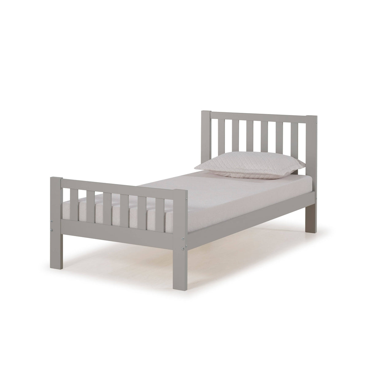 Dove Gray Twin Bed N1530