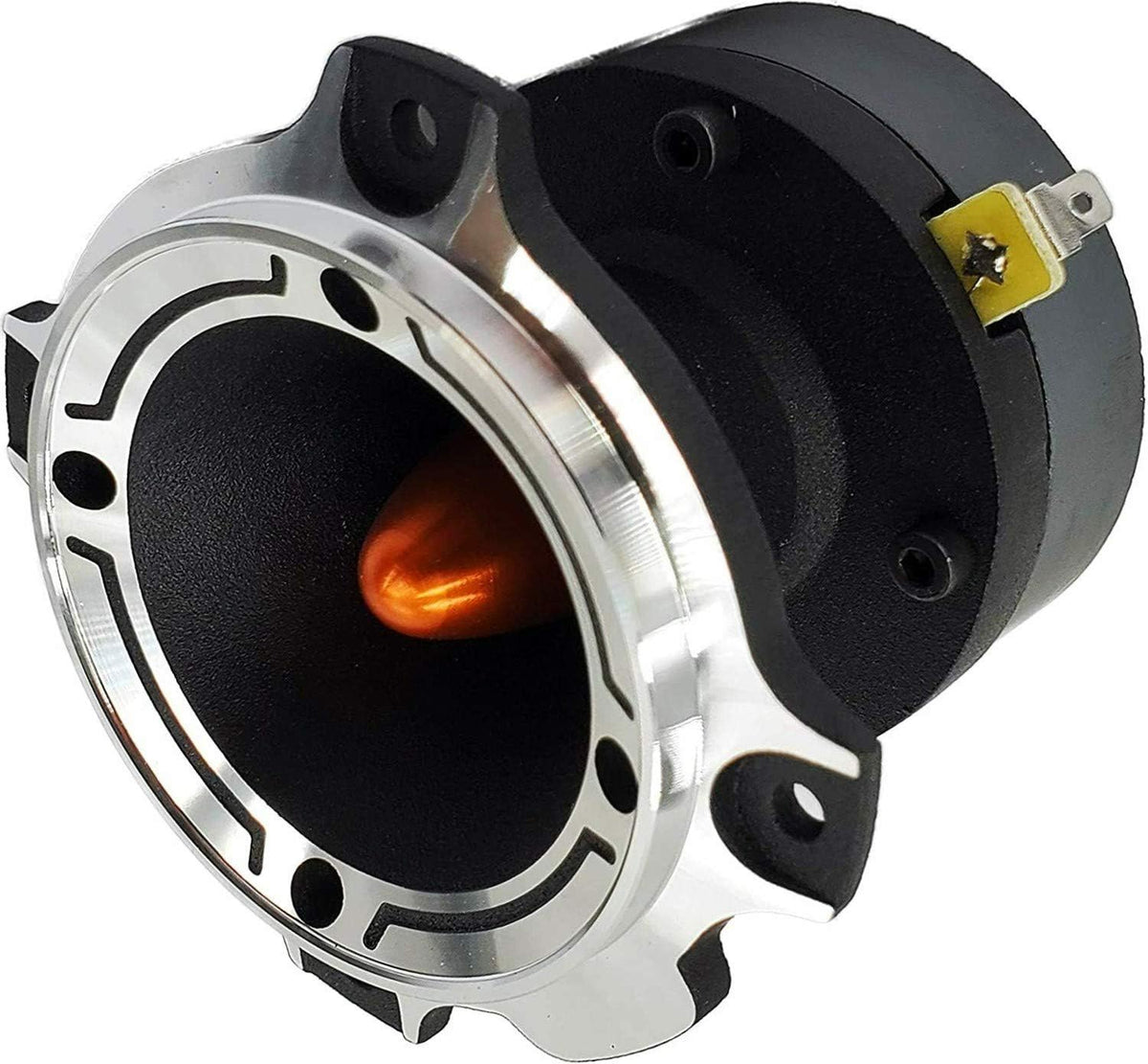 2400 Watts 4-Ohms Titanium Super Tweeter Loud Speaker with Aluminum Frame Pack of 2 D3341