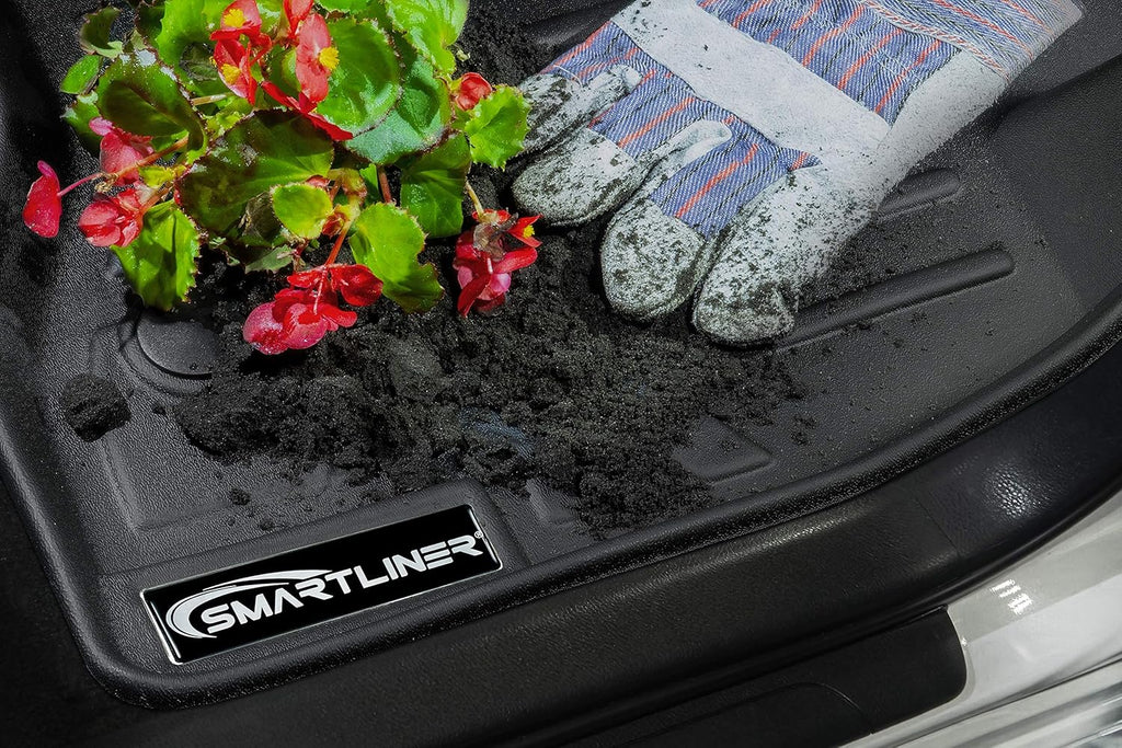 Custom Floor Mats 2 Row Liner Set Black S5964