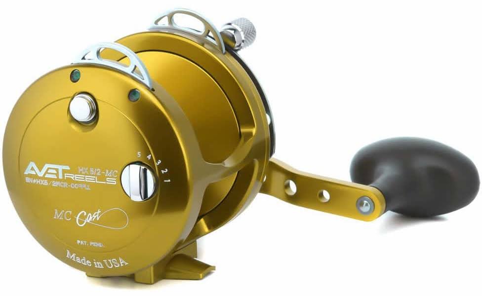 Gold Two-Speed Lever Drag Casting Reels X6155