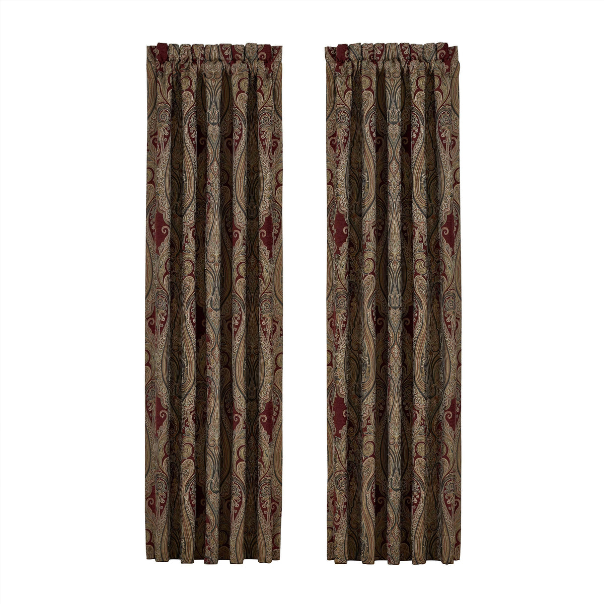 Red Window Panel Pair W6389