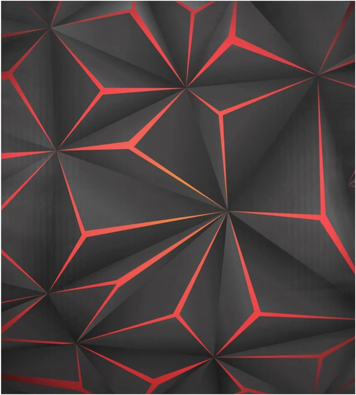 Black Geometric Dishwasher Magnet Sticker N9969