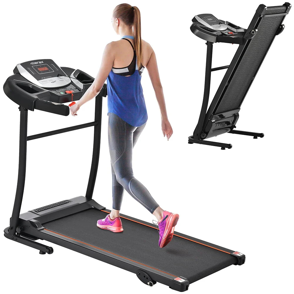 Compact Electric Folding 2.5HP Treadmill with Incline Y729189