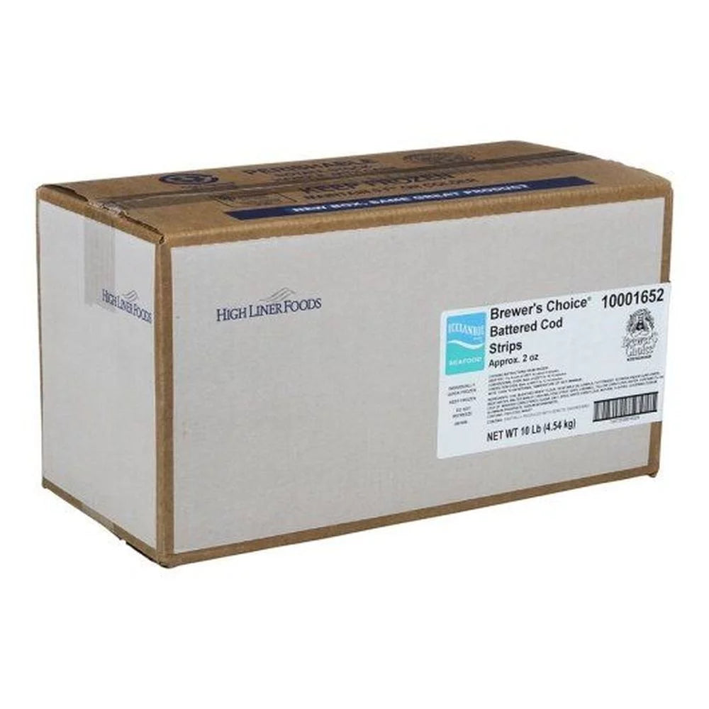 Battered Cod Fillet Strip 2 Ounce 5 Pound Z15094