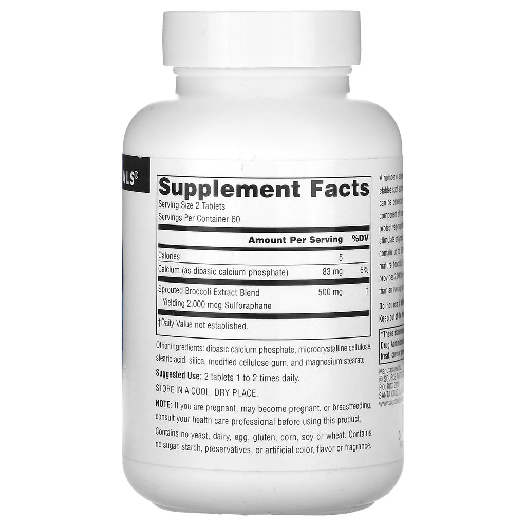 Broccoli Sprouts Extract 250 mg 120 Tablet Q8405