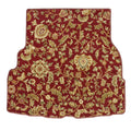 Red Oriental Car Mats with Rear Seat Down U2491