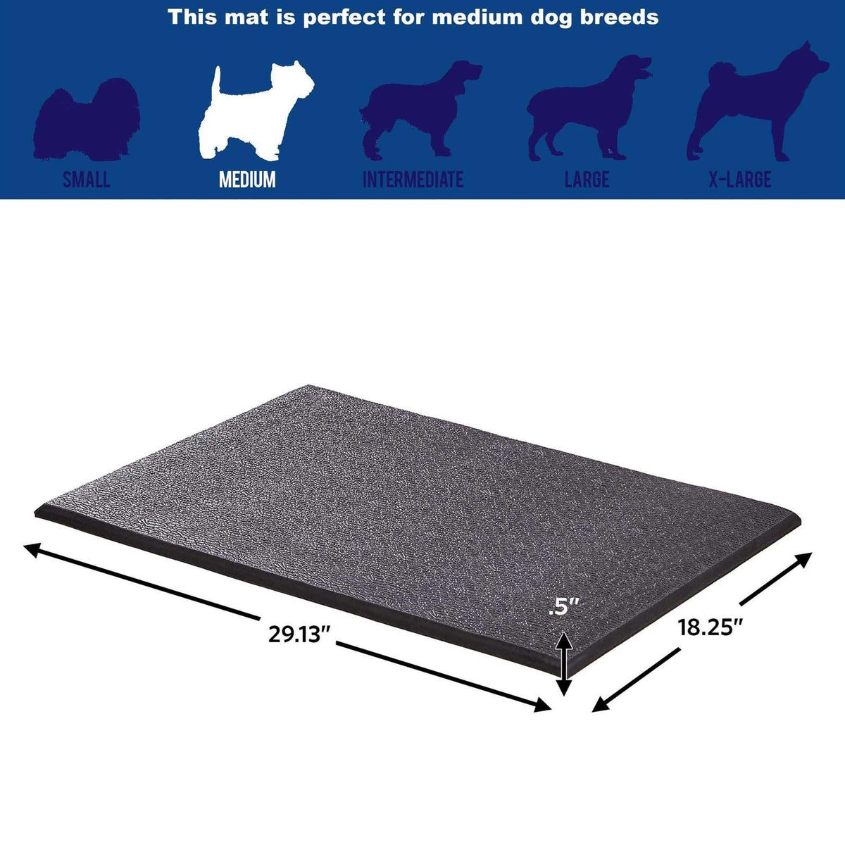 Cushioned Dog Crate Mat Q707