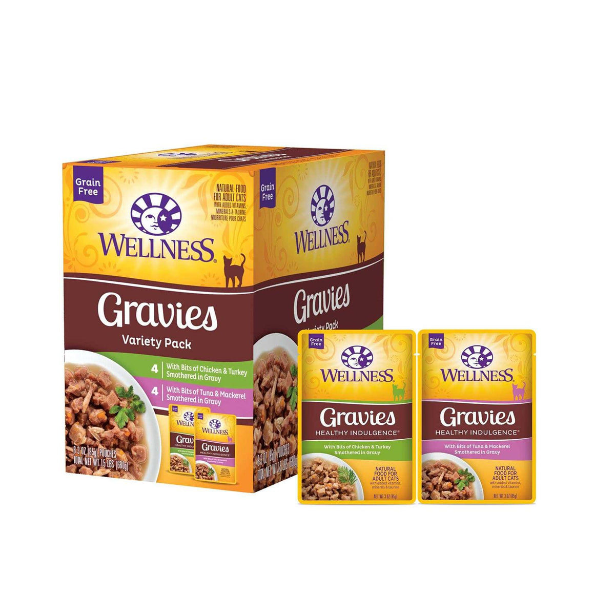 Grain-Free Wet Cat Food Pouch I729