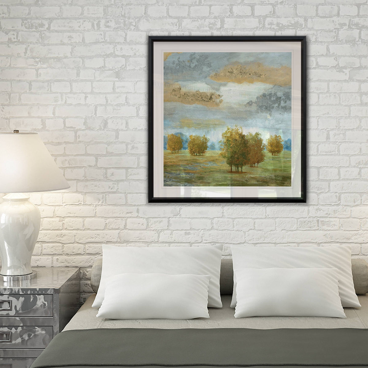 Framed Giclee Print 28x28 N304