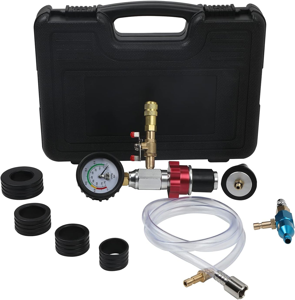 Coolant Vacuum Refill Kit with 4 Sizes Adapters, Radiator Pressure Tester Set, Pack of 2 K10134