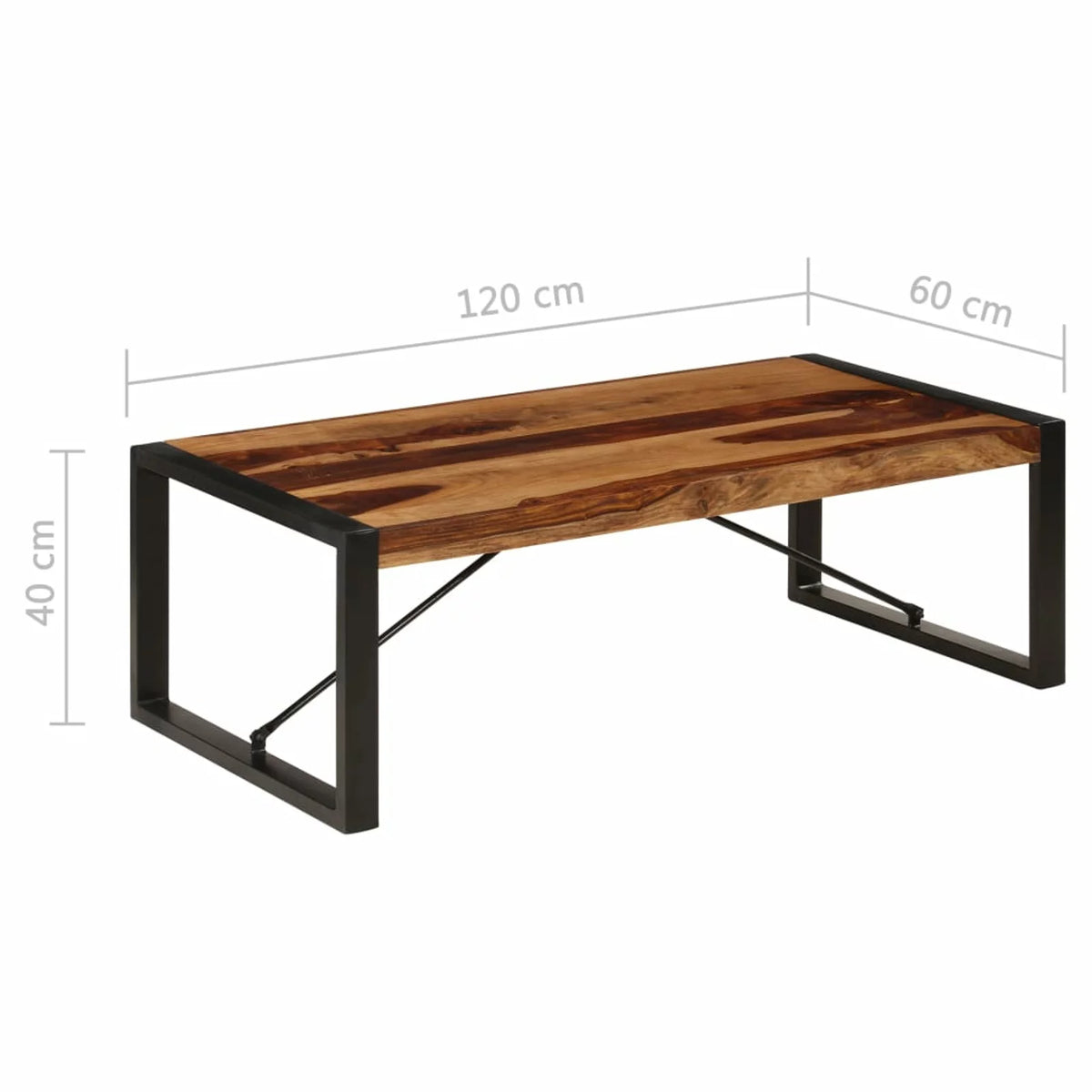 Solid Sheesham Wood Coffee Table P936