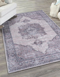 9' 2 x 12' Ivory And Gray Low Rug I60707