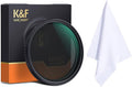 55mm Variable ND Filter ND2-ND32 Optical Glass with Microfiber Cleaning Cloth R966
