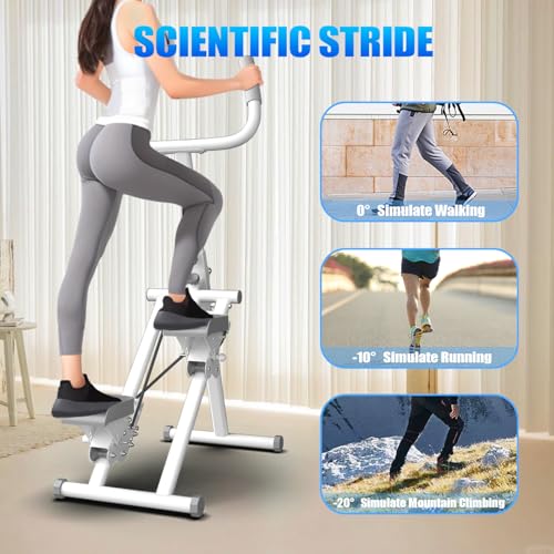 Compact Foldable Stair Stepper with Handlebar K84875