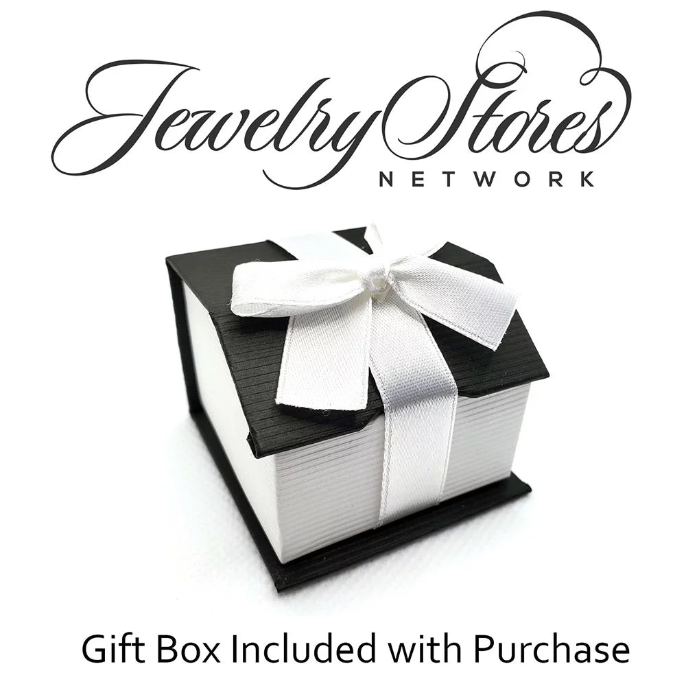 14k White Gold 5mm Blue Topaz Stud Earrings X7544