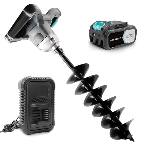 40V Cordless Earth Auger 6 Inch Post Hole Digger O37827