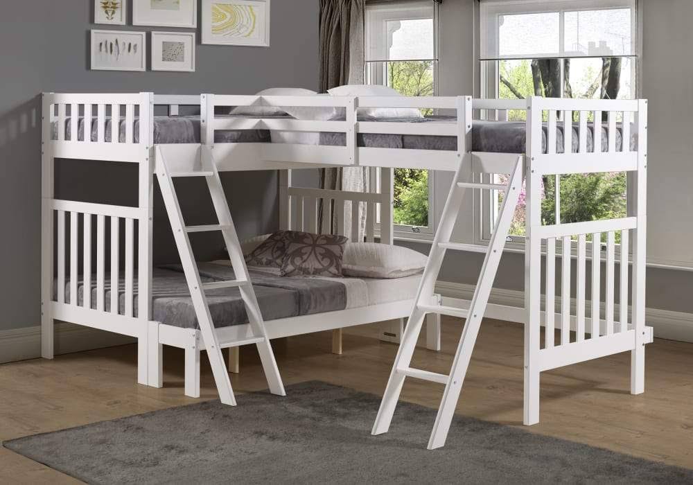 Dove Gray Twin Bed N1530