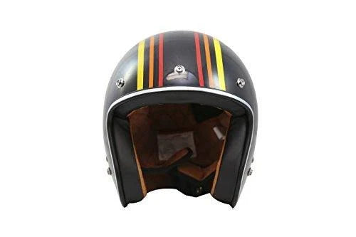 Black 3/4 Helmet N2185