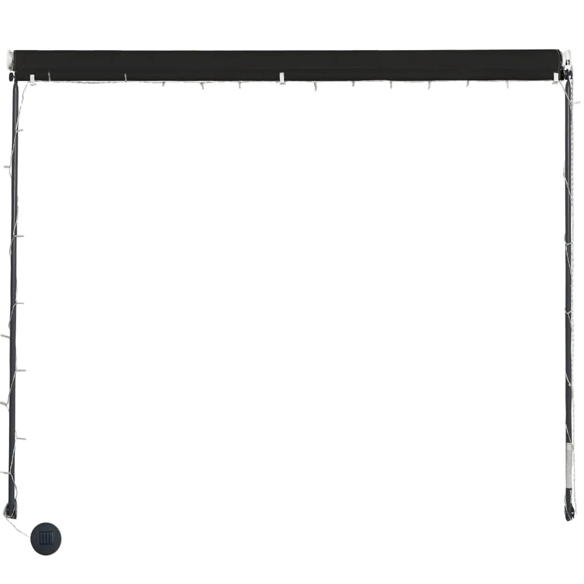 Retractable Awning 98.4"x59.1" Anthracite D350914