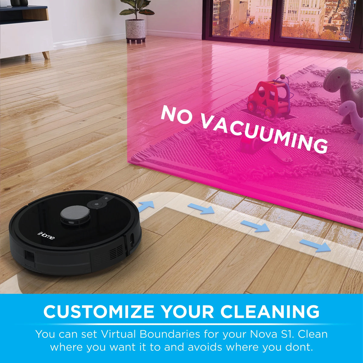 Robot Vacuum with LIDAR Navigation, 150 Min Runtime, 2700pa Suction Z607326