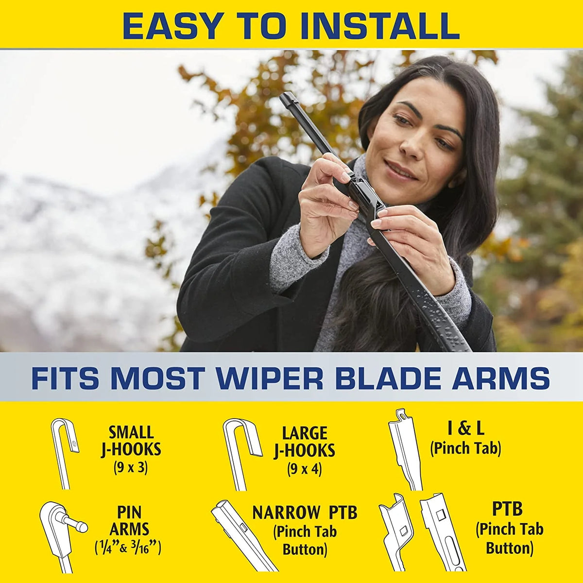 Latitude Water Repellency Wiper Blade Combo Pack V457434