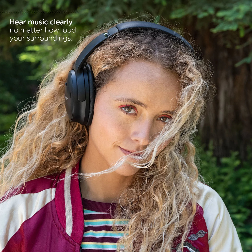 Black Noise Cancelling Over-Ear Wireless Headphones V3740
