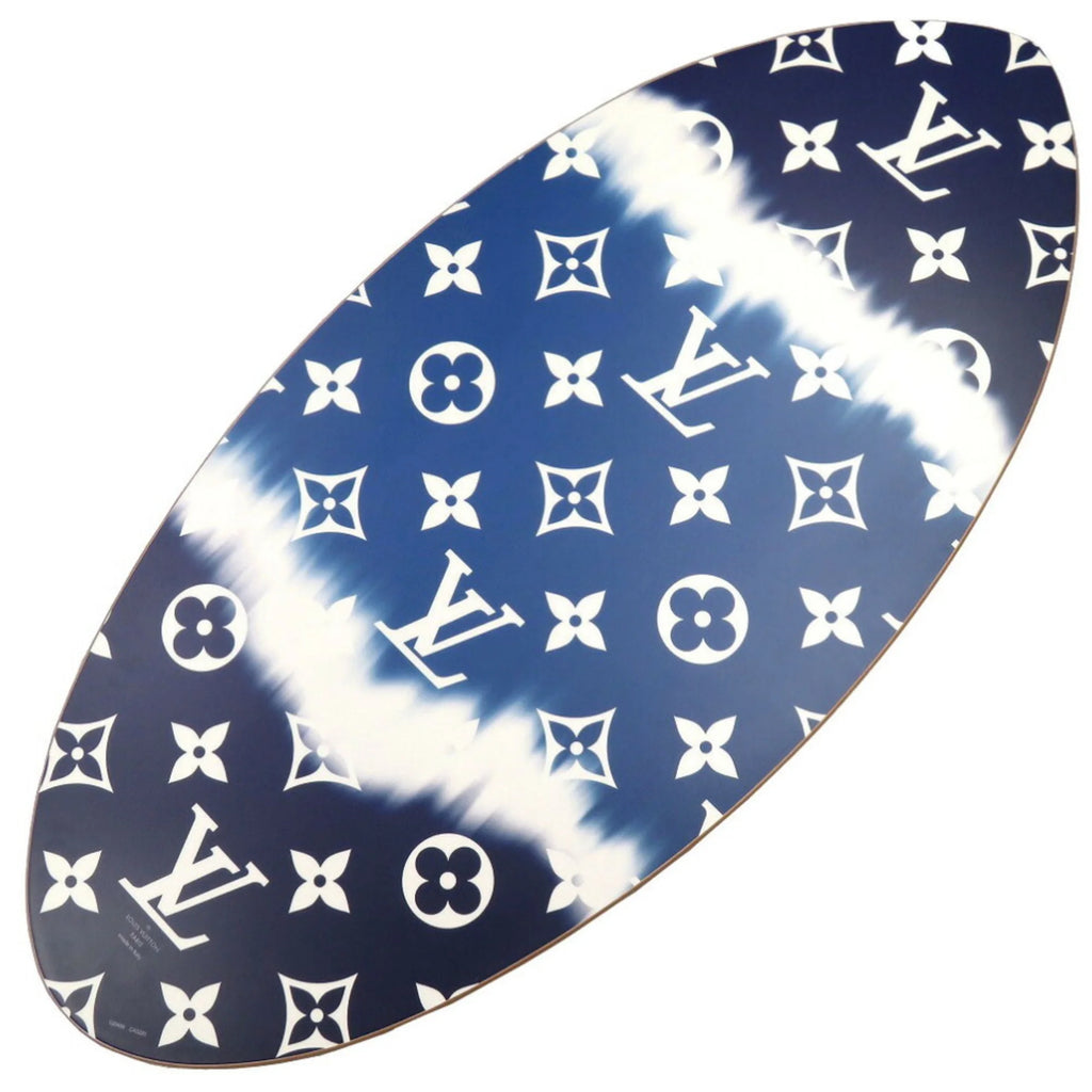 Pre-Owned Wood Blue Sports Skimboard U7601