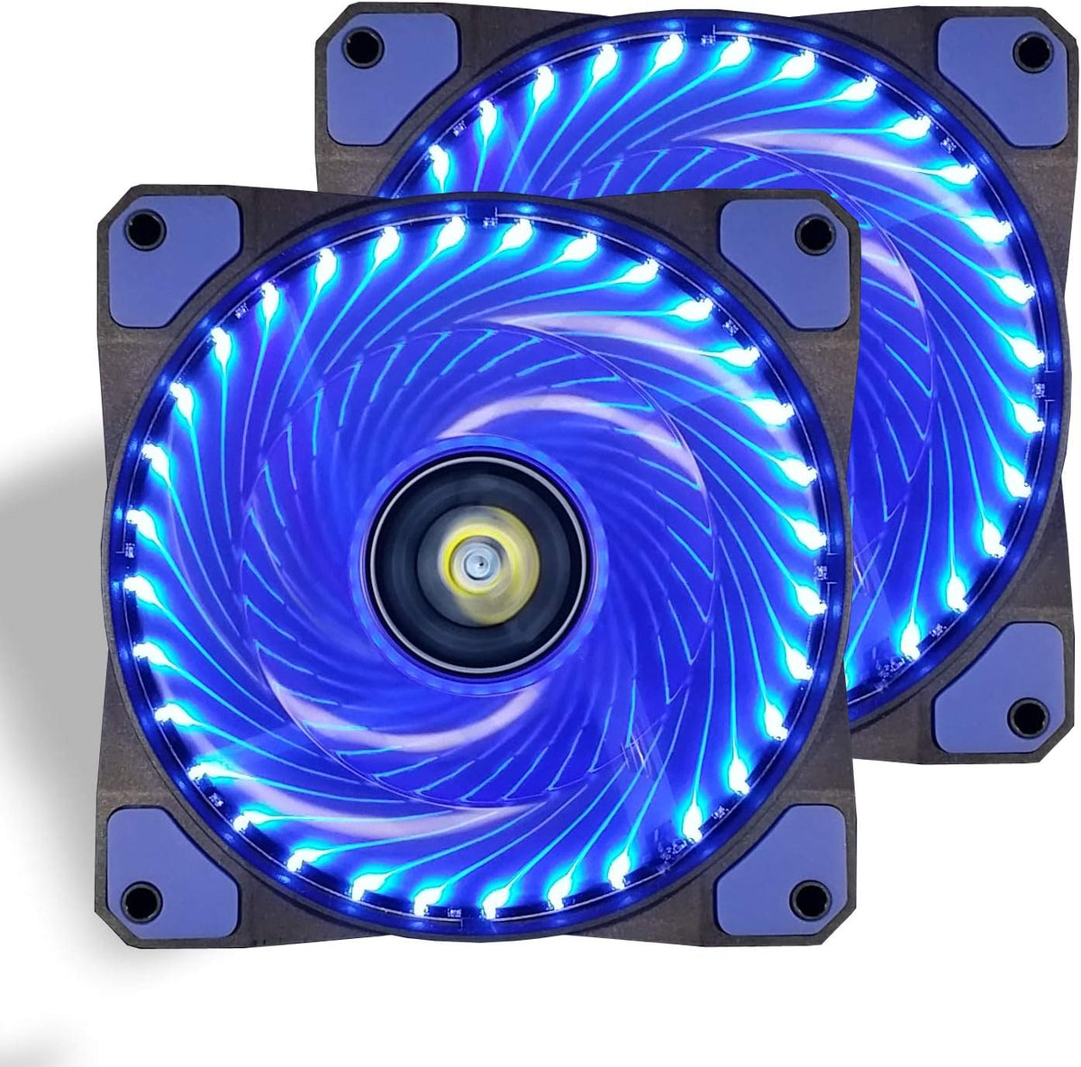 Blue 3 Pcs 120mm LED Case Fan I8172