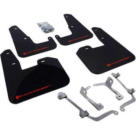 Mudflaps 4 Pcs Red Logo J26453