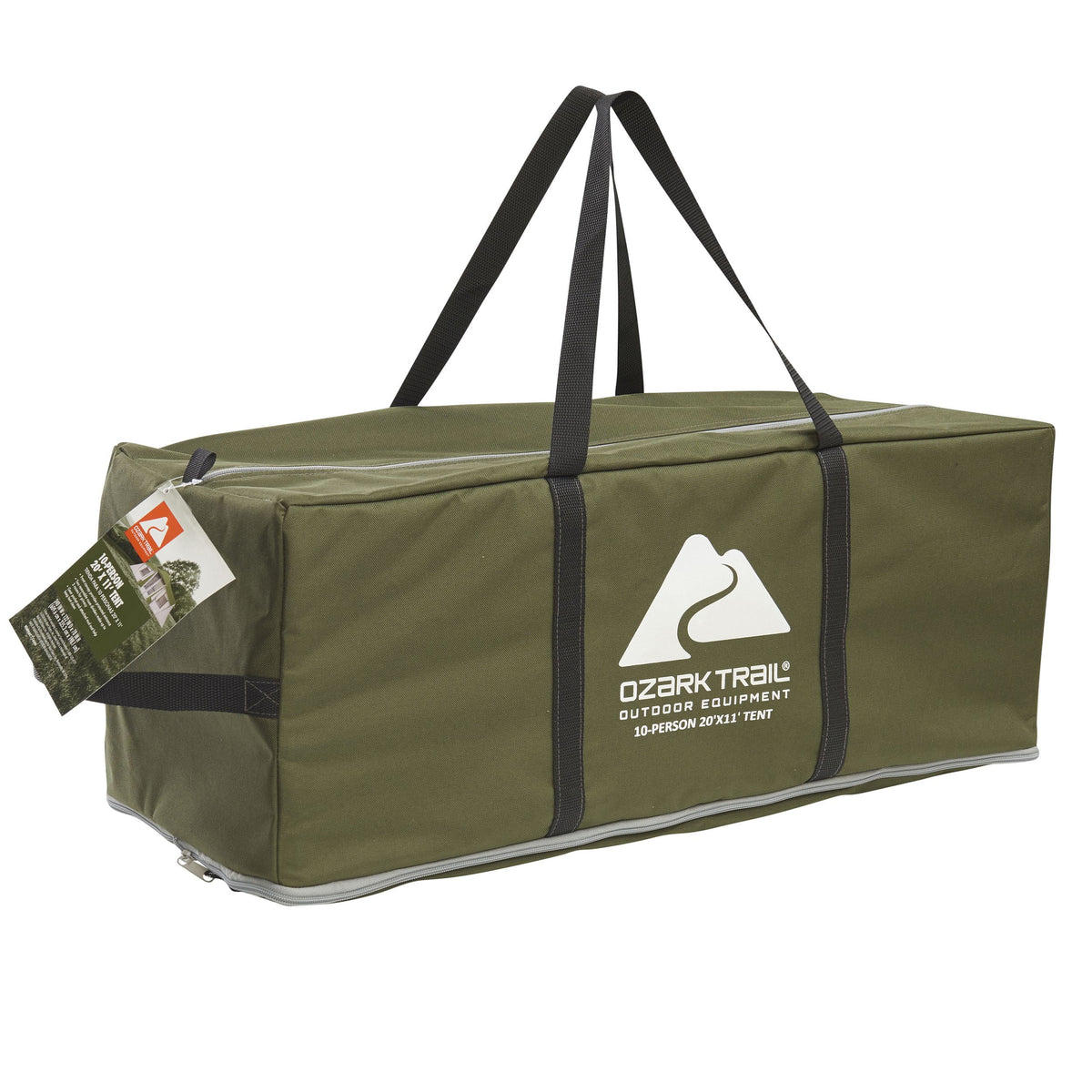 10-Person 3-Room Tent with Shade Awning F836