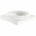 Standard Capital & Base for 10x22 Endura-Aluminum Fluted Round Columns, Clay Finish E888