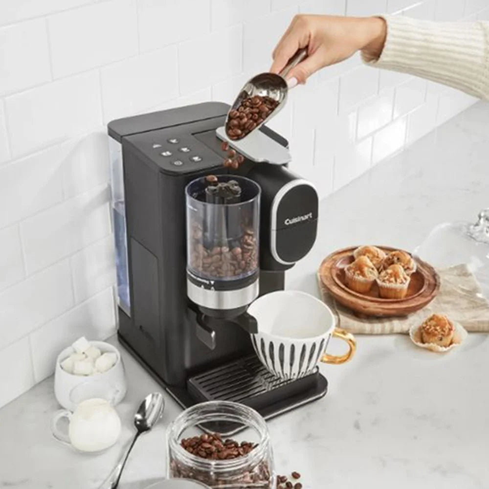 Grind and Brew Single-Serve Coffeemaker Bundle with 3 Single Serve Brew Cups of Coffee K329