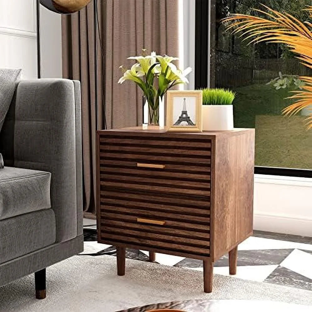 Set of 2 Nightstands with 2 Drawers M78379