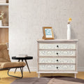 Washed White Drawer Dresser Y6586