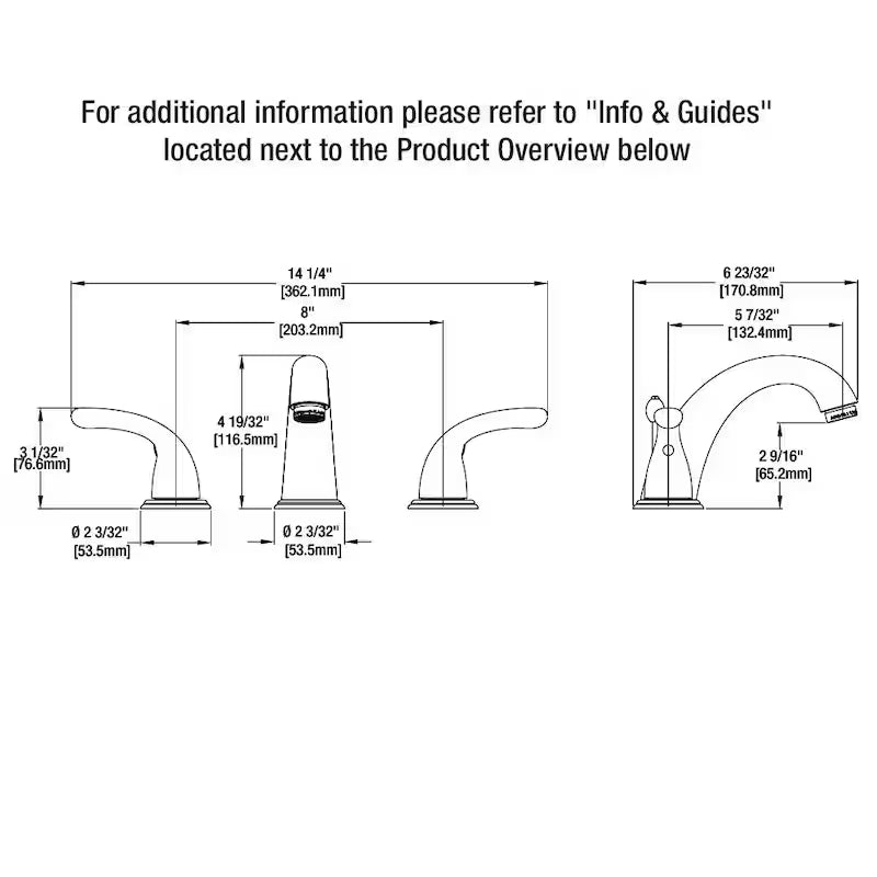 8 in. Widespread Double-Handle High-Arc Bathroom Faucet in Polished Brass G84692