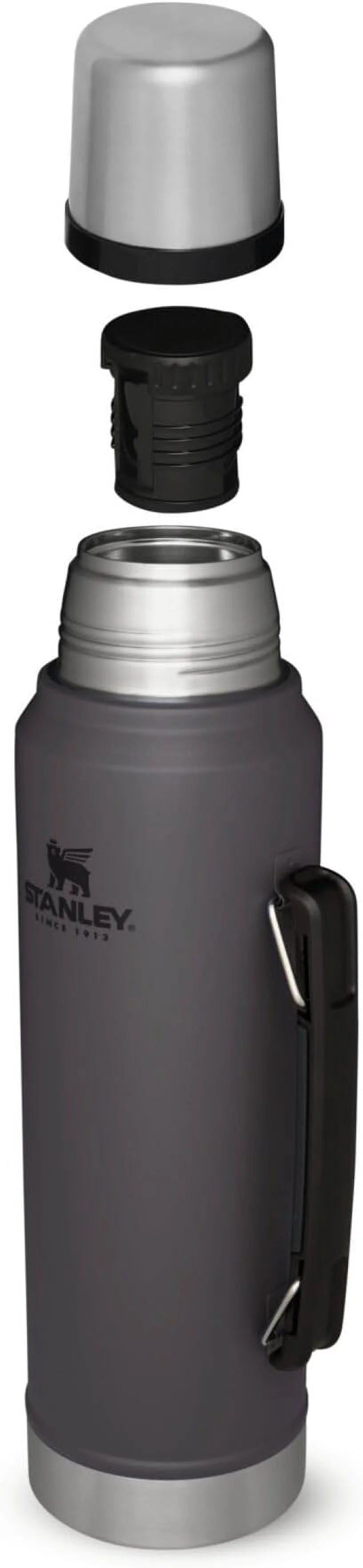 Matte Black 1.1 QT Vacuum Insulated Stainless Steel Bottle O1910