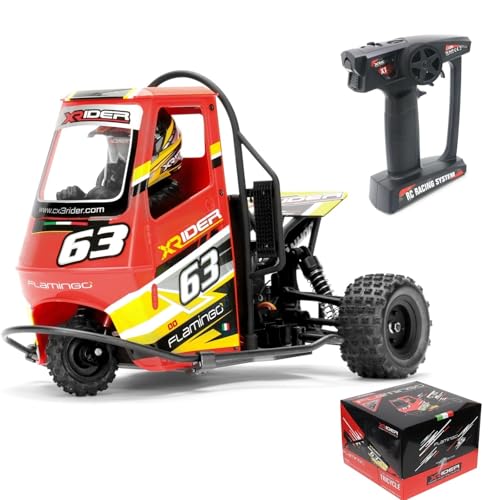 2 in 1 High Speed RC Car Electric Tricycle Motorcycle RTR Drift Yellow K8917
