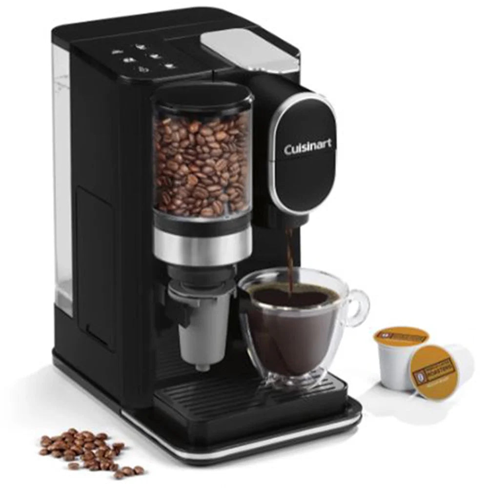 Grind and Brew Single-Serve Coffeemaker Bundle with 3 Single Serve Brew Cups of Coffee K329