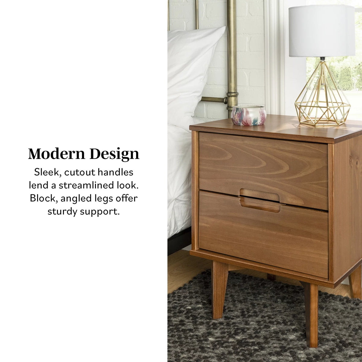 2-Drawer Nightstand O927