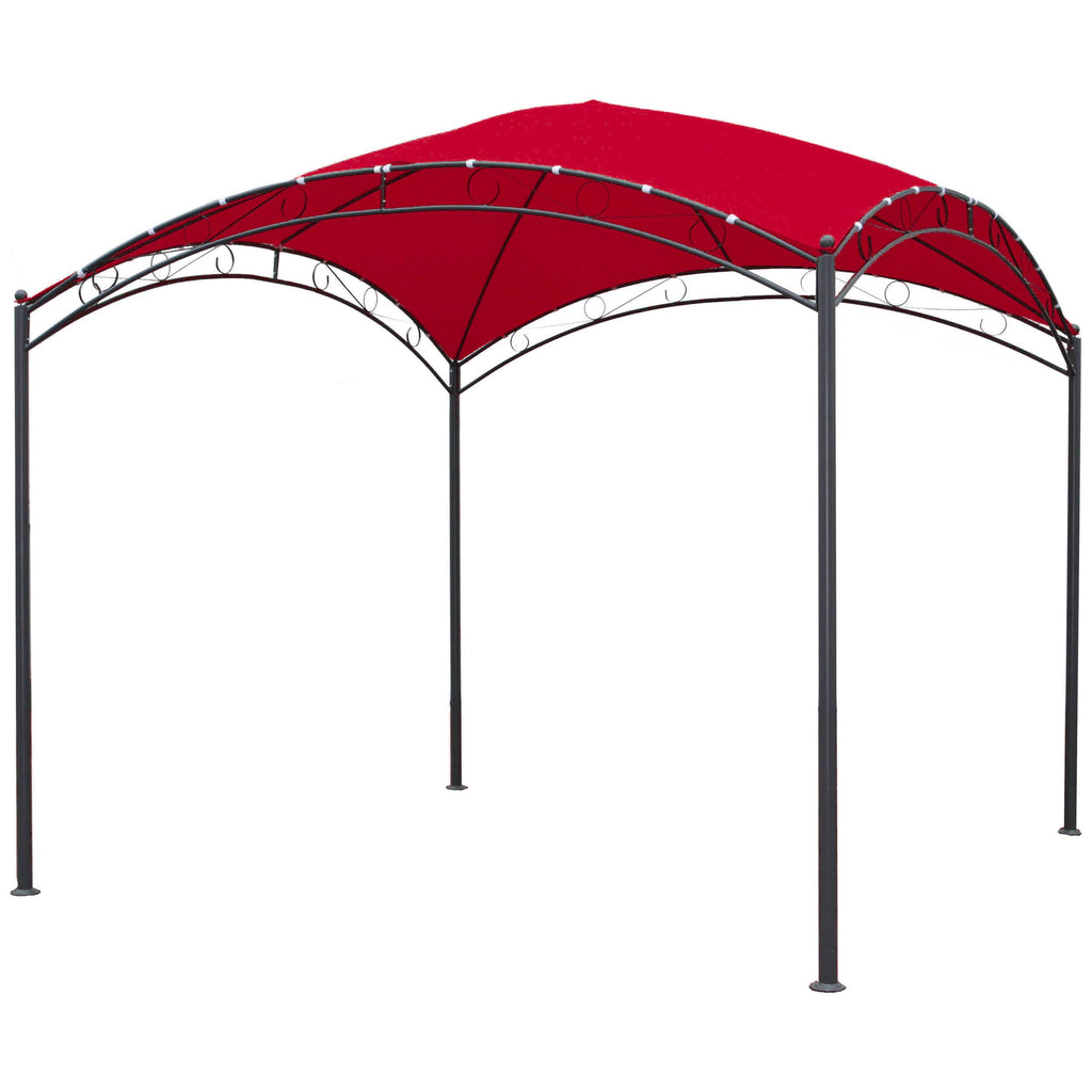 Square 10 Foot Dome Top Gazebo J669462