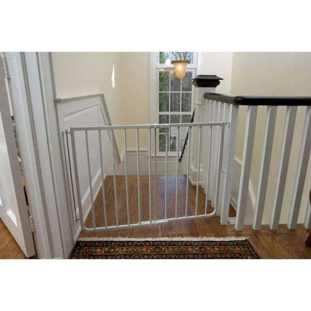 White Stairway Pet Gate H825358
