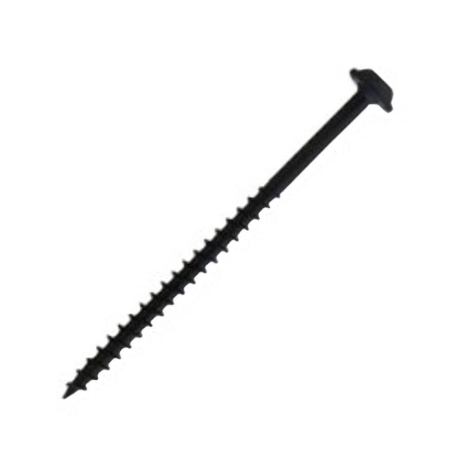 Black #2 Square Round Washer Head Self-Tapping Wood Screw T357841