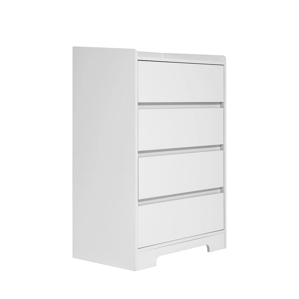 White 4 Drawer Dresser P2738
