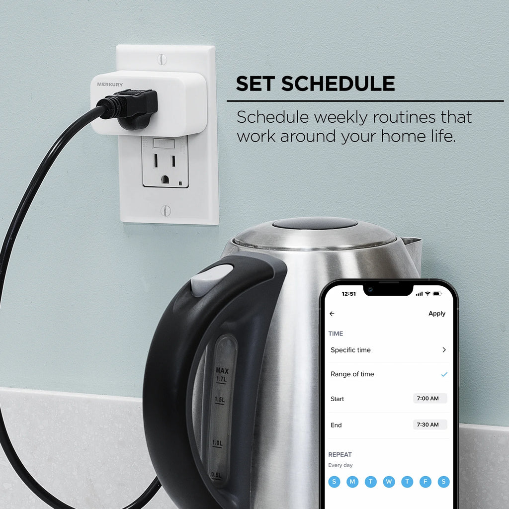 Smart Plug WiFi Outlet 4-pack M5455