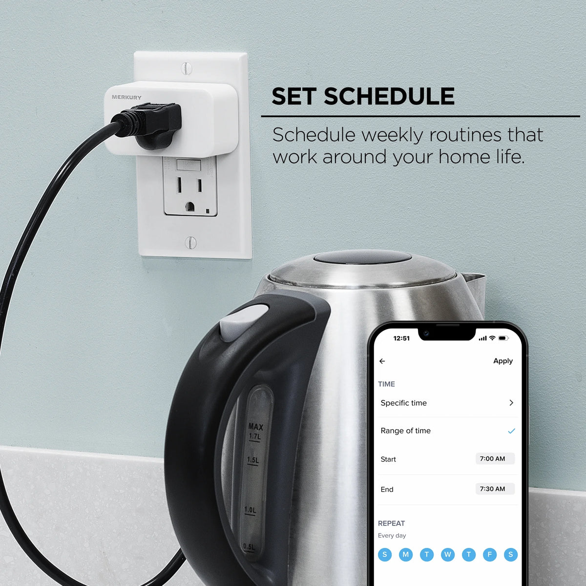 Smart Plug WiFi Outlet 4-pack M5455