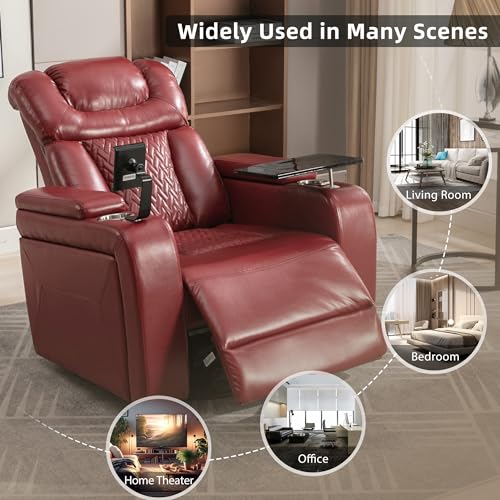 Electric Recliner Chair with USB Charge Port and Cup Holders V431793