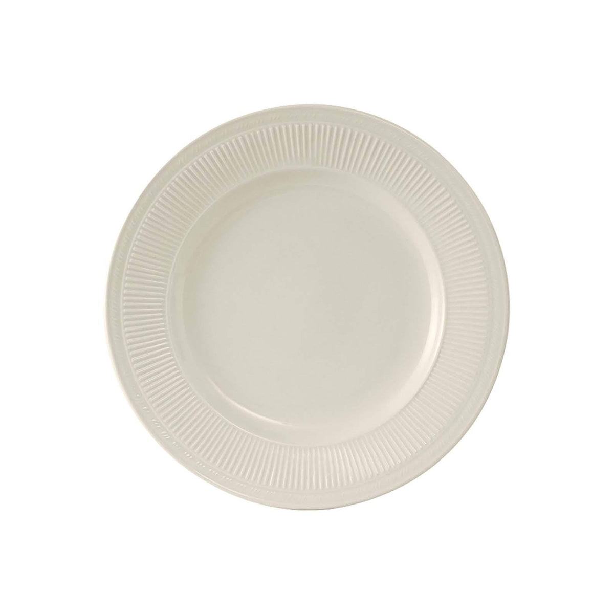 White 6.5 in. Embossed Plate I71598