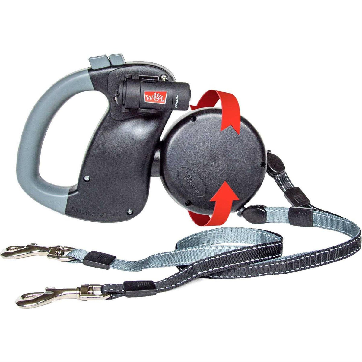 Retractable Leash with Light 360 Coupler I614
