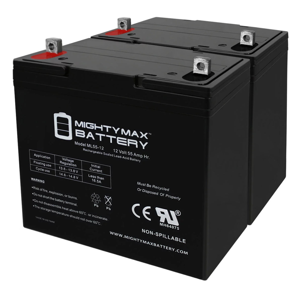 12V 55Ah Deep Cycle Battery A562